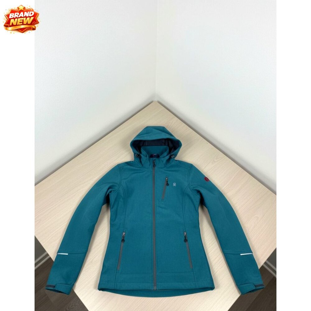 Women's Softshell Ski Jacket with Removable Hood,… - image 1